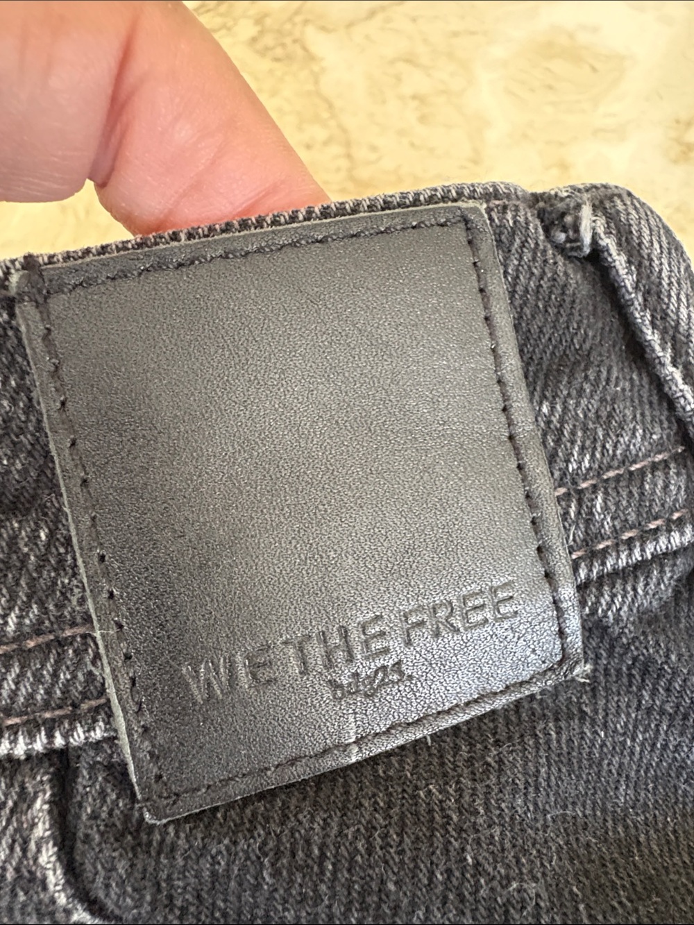 Free People We The Free Extra Wide-Leg  Jeans - Doppelgänger (Black Denim) - Picture 10 of 14